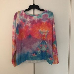 Cocobleu Tie Dye crew neck sweater
